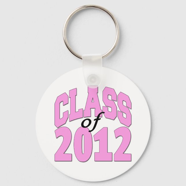Class of 2012 (pink) keychain (Front)