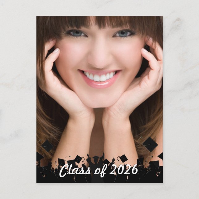Class of 2012 Senior Graduation Invitation & Gifts Postcard (Front)