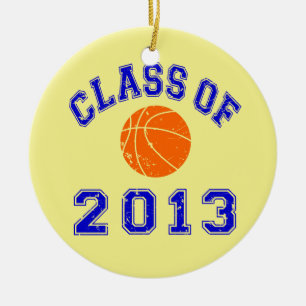 Class Of 2013 Basketball Ceramic Ornament