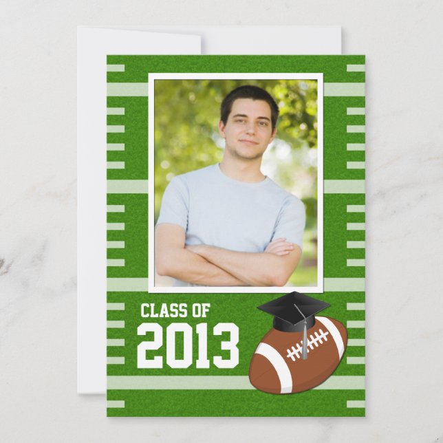 Class of 2013 Football Graduation Invitation (Front)