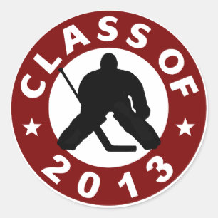Class Of 2013 Hockey Classic Round Sticker