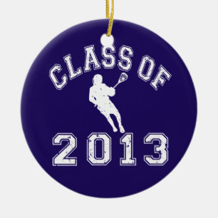 Class Of 2013 Lacrosse Ceramic Ornament