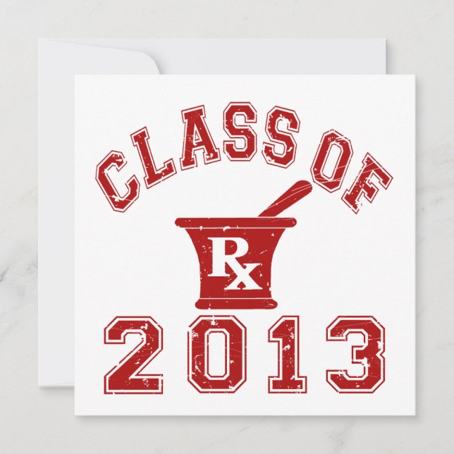 Class Of 2013 Pharmacist (Front)