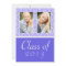 Class of 2013 Purple Damask Graduation Invitation