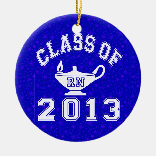 Class Of 2013 RN Ceramic Ornament (Front)