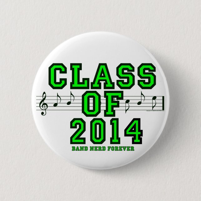 Class Of 2014 2 Inch Round Button (Front)