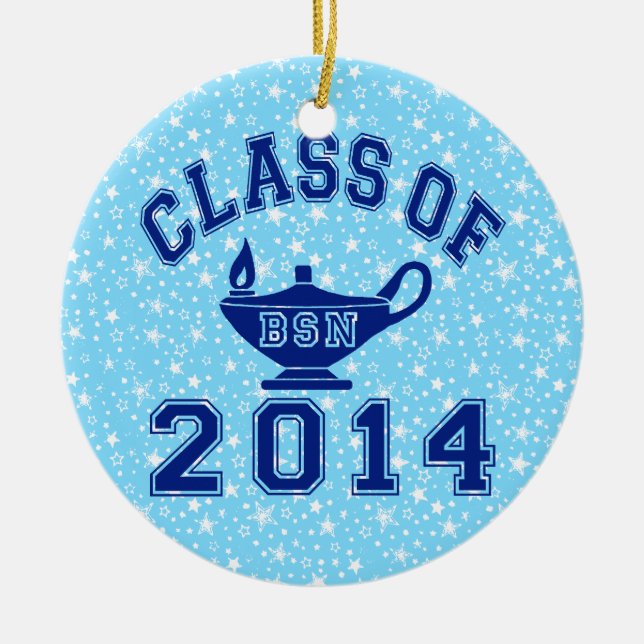 Class Of 2014 BSN Ceramic Ornament (Front)