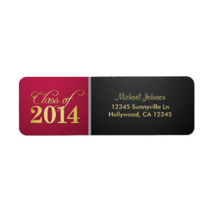 Class of 2014 Burgundy and Black