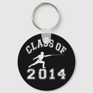 Class Of 2014 Fencing Keychain