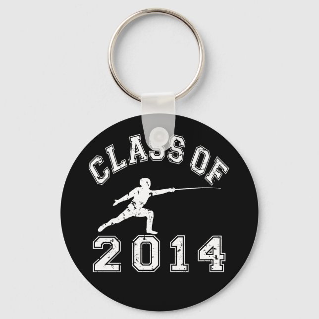 Class Of 2014 Fencing Keychain (Front)