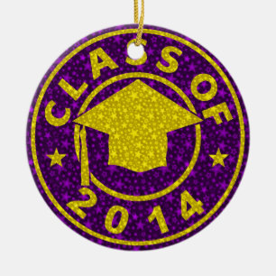 Class Of 2014 Graduation Ceramic Ornament