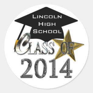 Class Of 2014 Graduation Seal / Stickers