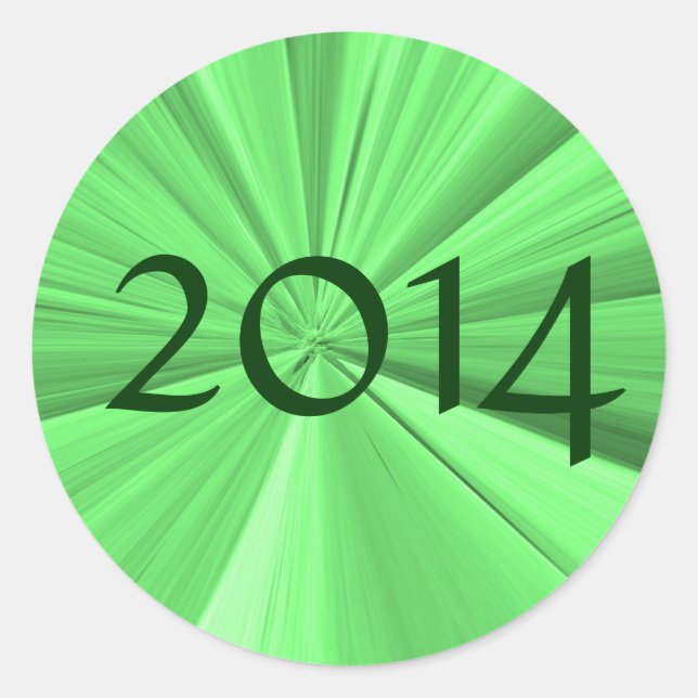 Class of 2014 Round Stickers by Janz (Front)