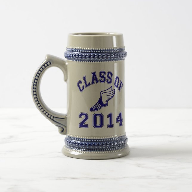 Class Of 2014 Track & Field Beer Stein (Left)