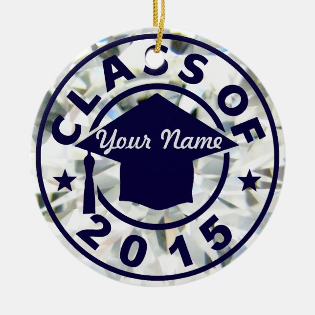 Class Of 2015 Ceramic Ornament (Front)