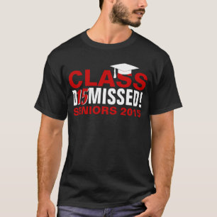 Class of 2015 Dismissed Red Graduation T-Shirt