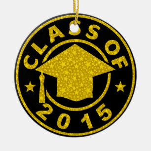Class Of 2015 Graduation Ceramic Ornament