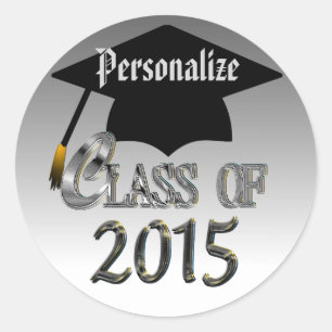 Class Of 2015 Graduation Stickers Seals