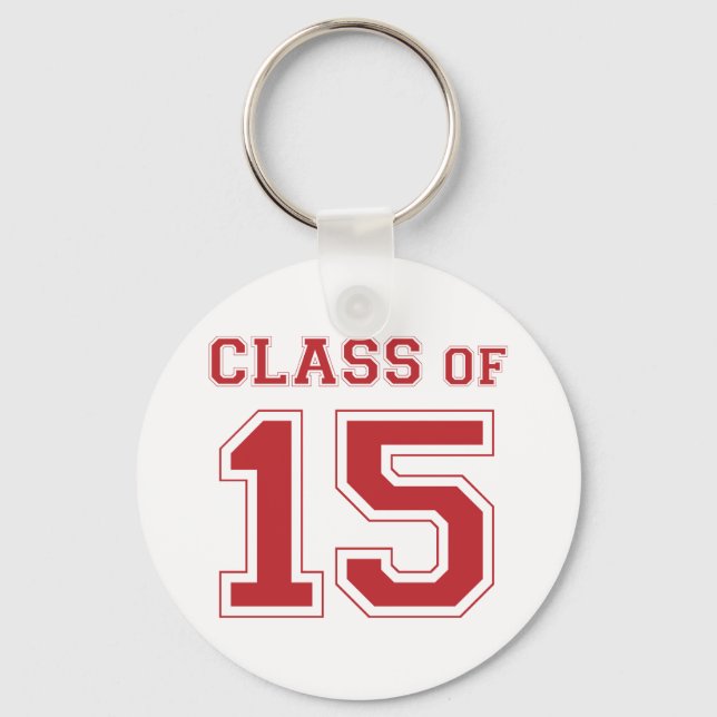 Class of 2015 - Red Keychain (Front)