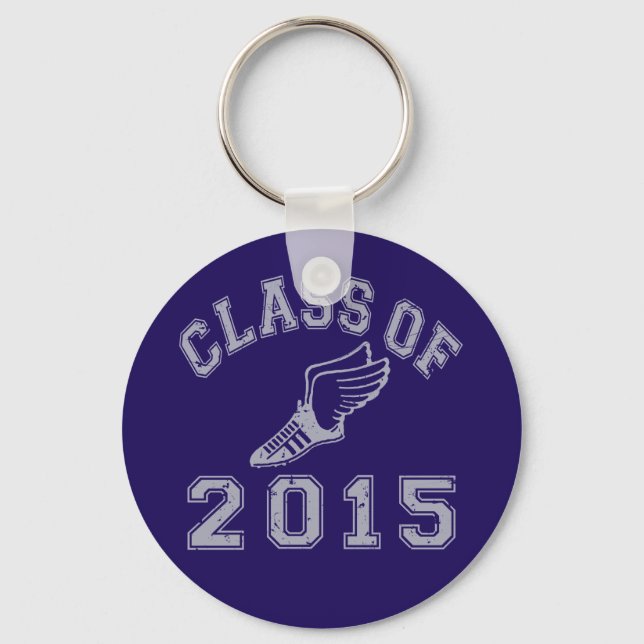 Class Of 2015 Track & Field - Grey 2 Keychain (Front)