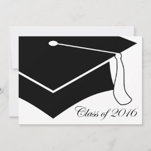 class of 2016 graduation cap invitation