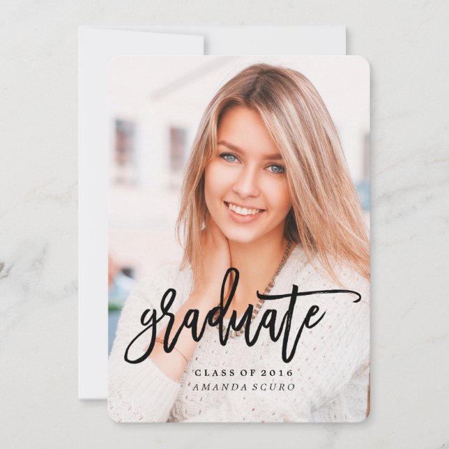 CLASS OF 2016 GRADUATION Graduation Invitation (Front)