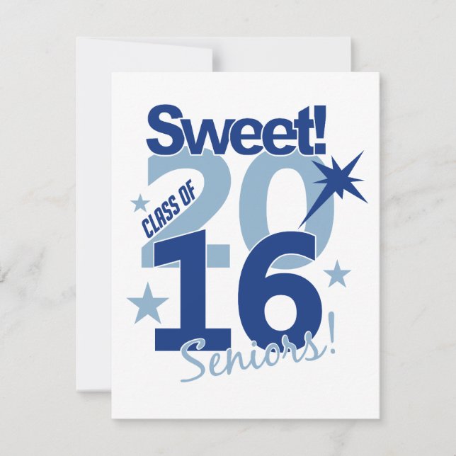 Class of 2016 invitation, customize invitation (Front)