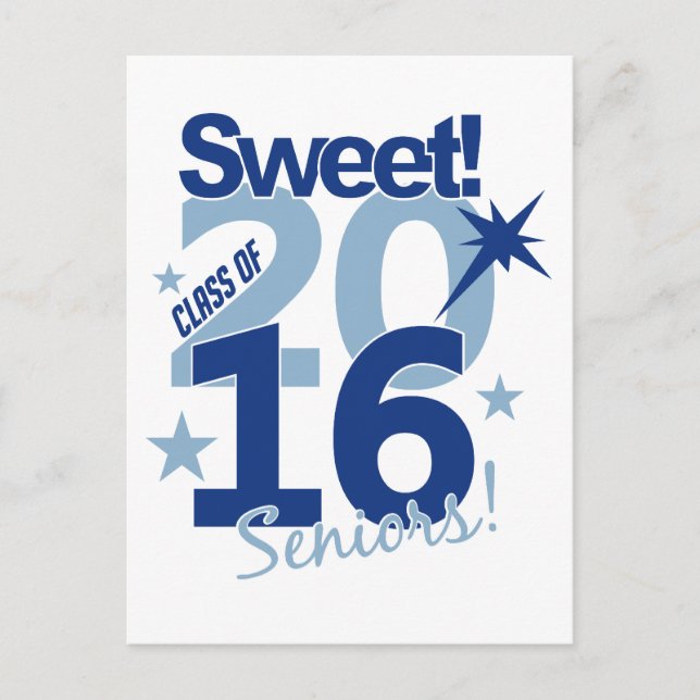 Class of 2016 postcard, customizable postcard (Front)