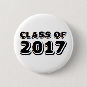 class of 2017 2 inch round button