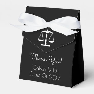 Class Of 2017 Graduation Favour Boxes (Black)