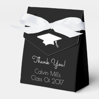 Class Of 2017 Graduation Favour Boxes (Black)
