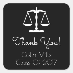 Class Of 2017 Label (Black Scales)