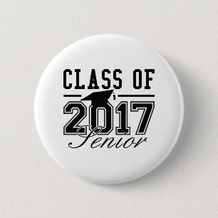 Class Of 2017 Senior 2 Inch Round Button