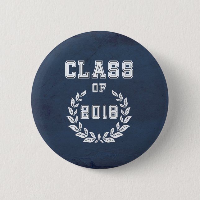 Class of 2018 2 inch round button (Front)