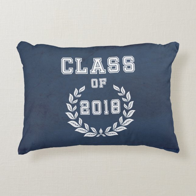 Class of 2018 accent pillow (Front)
