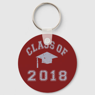 Class Of 2018 Graduation -  Grey Keychain