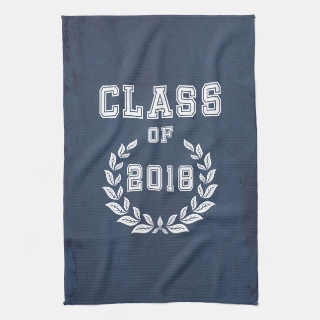 Class of 2018 kitchen towel (Vertical)