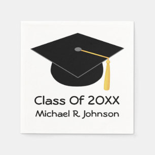Class Of 2018 Personalized Graduation Napkins