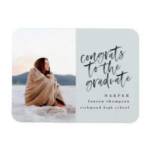 Class of 2018 photo graduate announcement magnet