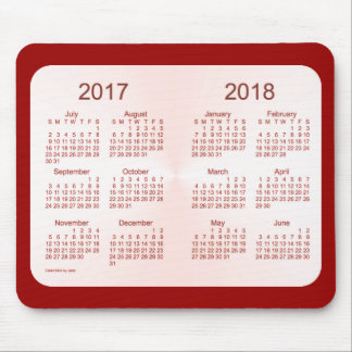 Class of 2018 Pink Maroon Calendar by Janz Mouse Pad