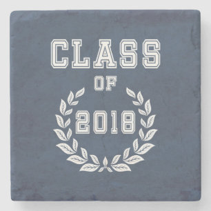 Class of 2018 stone coaster