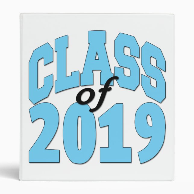 Class of 2019 blue binder (Front)