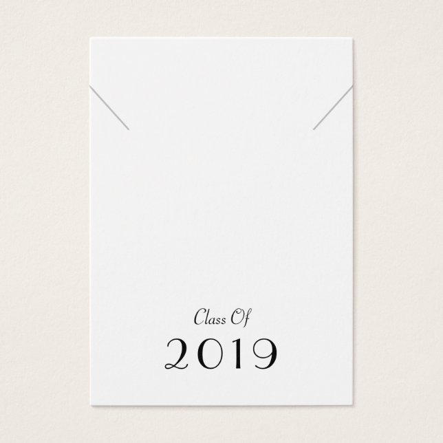 Class of 2019 Graduate Necklace Display Card (Front)