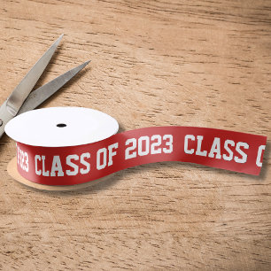 Class of 2019 Graduation Custom Colour Gift Ribbon Satin Ribbon