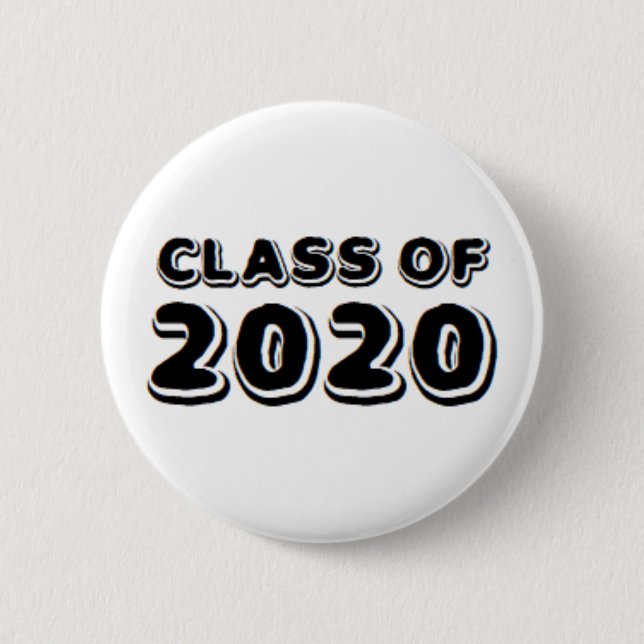 class of 2020 2 inch round button (Front)