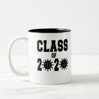Class of 2020 Corona Virus  Graduation Two-Tone Coffee Mug