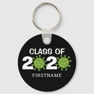 Class of 2020 Funny Virus Virtual Graduation Keychain