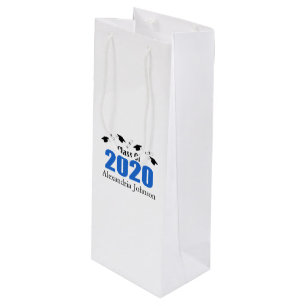 Class Of 2020 Graduation Gift Bag (Blue Caps)