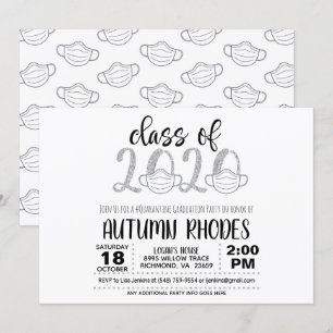 Class of 2020 Graduation Invitation - Face Mask SG