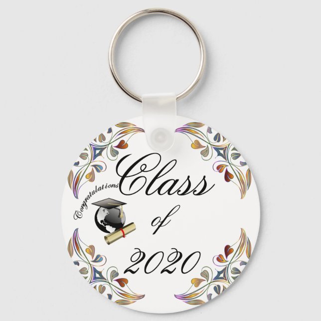 Class of 2020 Graduation Keychain (Front)